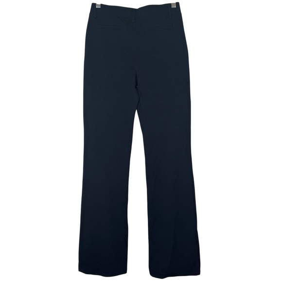 Quince Ultra Stretch Ponte Straight Leg Pants Navy Small Pull On Comfort - Picture 3 of 7